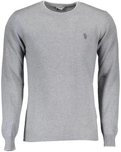 U.S. POLO ASSN. Gray Wool Sweater