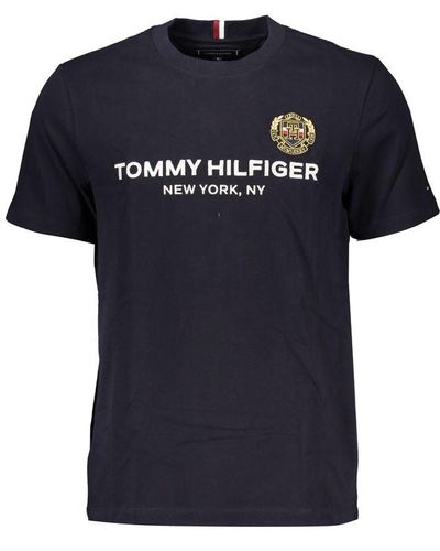 Tommy Hilfiger Classic Crew Neck Logo Tee - Blue