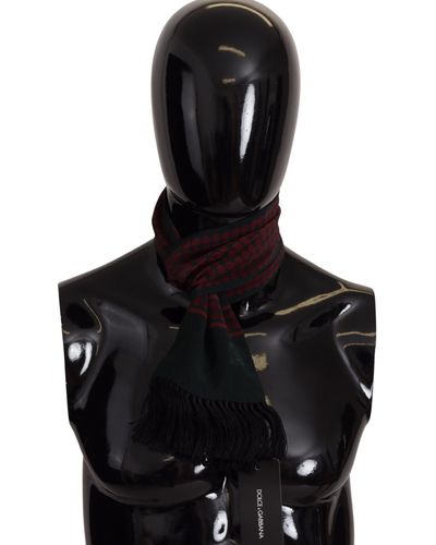 Dolce & Gabbana Elegant Silk Scarf - Black