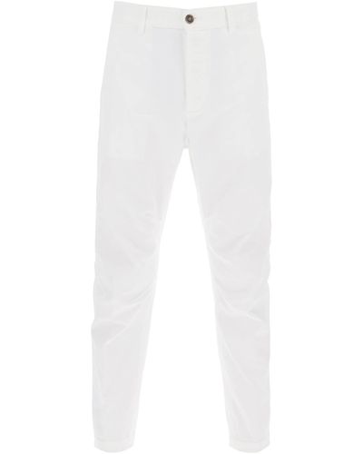 DSquared² Sexy Chino Trousers - White