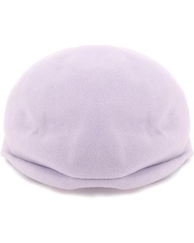 Comme des Garçons Wool Flat Cap - Purple