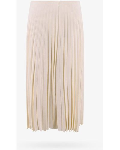 Celine Silk Lined Skirts - White