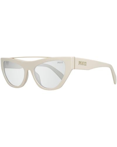 Emilio Pucci Sunglasses Ep0111 21a 55 - White