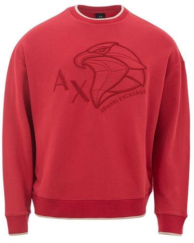 Armani Exchange Cotton Sweater - Red