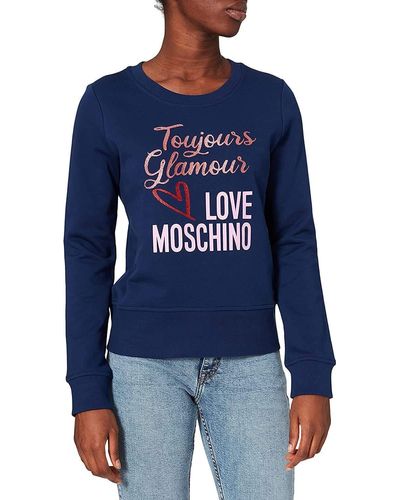 Love Moschino Love M-y Love Sweater - Blue