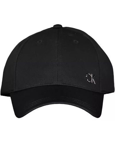 Calvin Klein Cotton Hats & Cap - Black