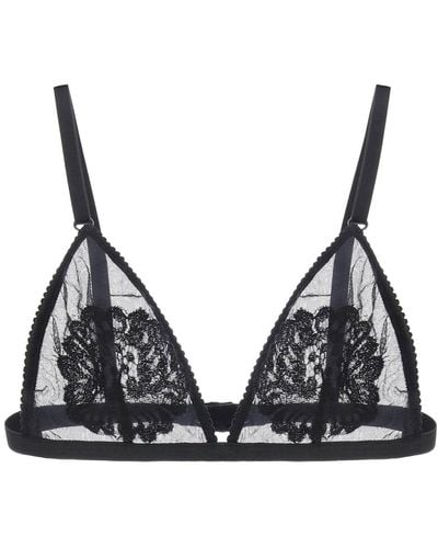 Dolce & Gabbana Soft Cup Triangle Bra For Women - Black