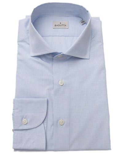 Bagutta Cotton Shirt - Blue