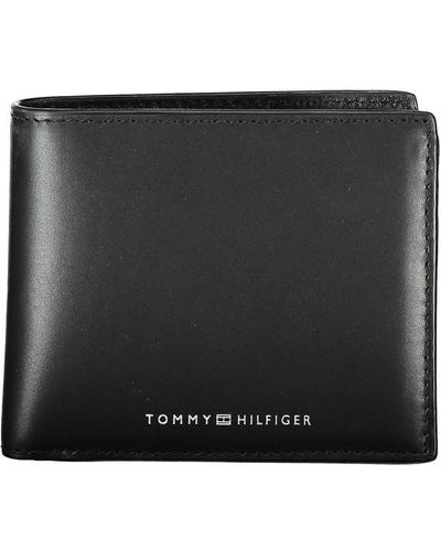Tommy Hilfiger Sleek Leather Wallet For The Modern - Black