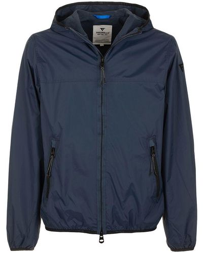 Fred Mello Blue Nylon Jacket