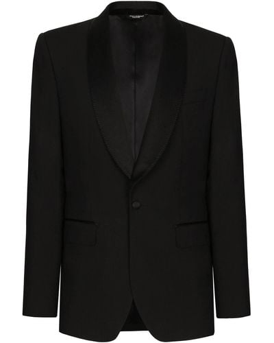 Dolce & Gabbana 'sicilia' Tuxedo Jacket - Black