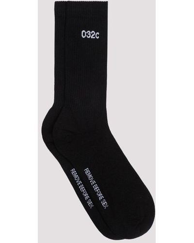 032c Black White Remove Before Sex Cotton Socks