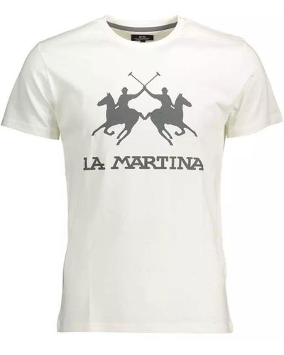 La Martina Cotton T-shirt - White