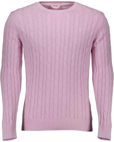 GANT Pink Cotton Jumper