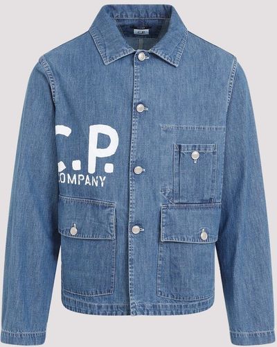 C.P. Company Blue Cotton Jacket