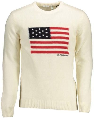 U.S. POLO ASSN. Wool Sweater - White