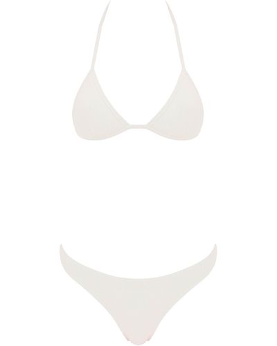 Lido Set Bikini Cinquantotto Rib - White