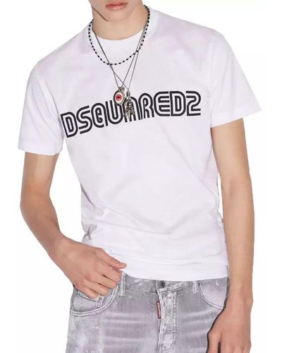 DSquared² Elevated Classic White Cotton Tee