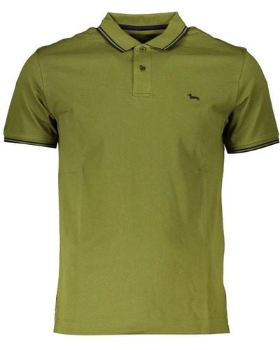 Harmont & Blaine Cotton Polo Shirt - Green