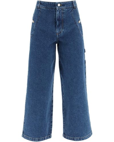 KENZO Denim Culotte Jeans - Blue
