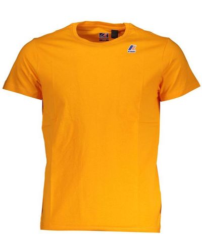 K-Way Cotton T-Shirt - Orange
