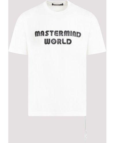MASTERMIND WORLD White Aurora Cotton T