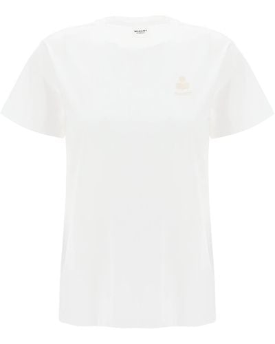 Isabel Marant Isabel Marant Etoile Aby Regular Fit T-shirt - White