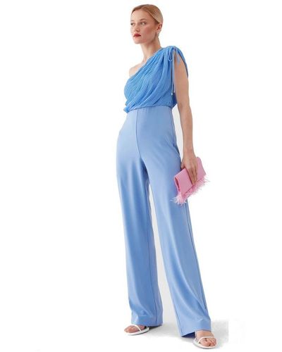 Patrizia Pepe Light Blue Polyester Dress
