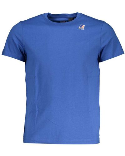 K-Way Cotton T-Shirt - Blue