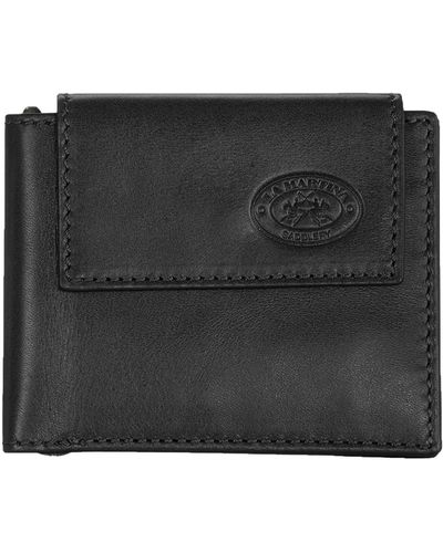 La Martina Leather Wallet - Black