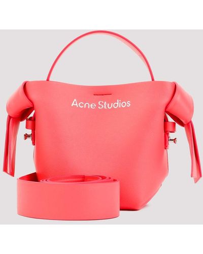 Acne Studios Electric Pink Calf Leather Bag