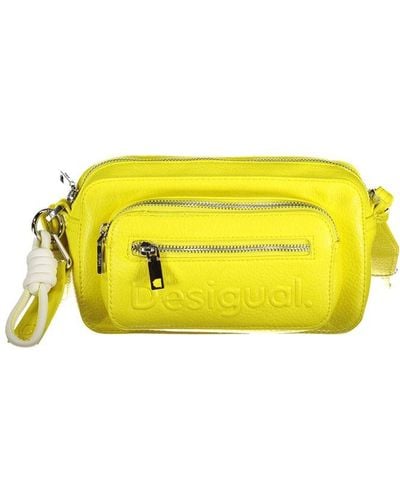 Desigual Polyethylene Handbag - Yellow