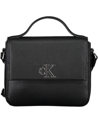 Calvin Klein Elegant Shoulder Handbag - Black
