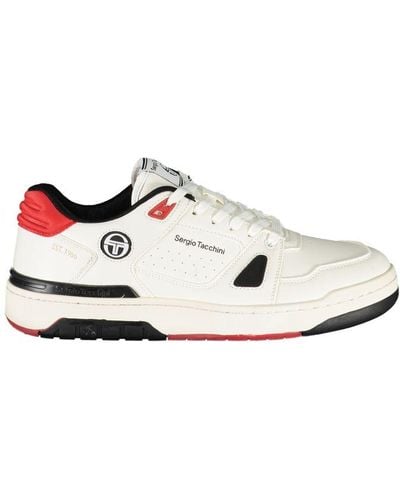 Sergio Tacchini Chic Sports Sneakers With Contrast Details - White