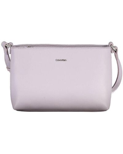 Calvin Klein Polyester Handbag - Purple