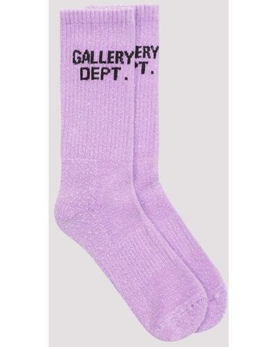 GALLERY DEPT. Purple Clean Socks