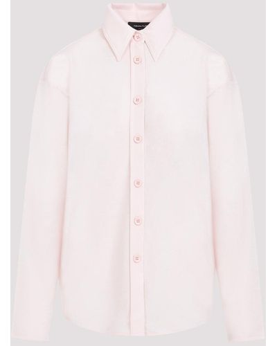 Fabiana Filippi Pink Peony Cotton Shirt