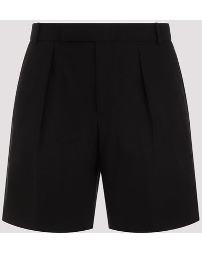 Alexander McQueen Black Cotton Shorts