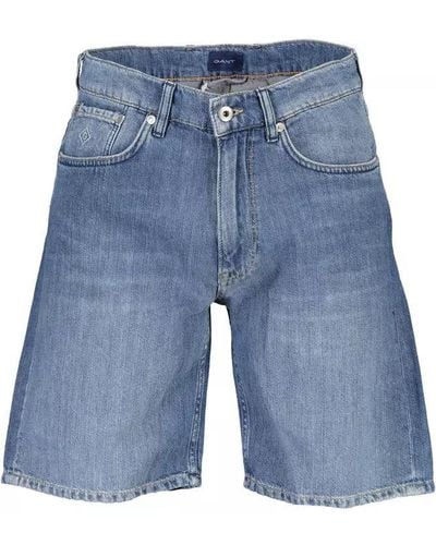 GANT Blue Cotton Jeans & Pant