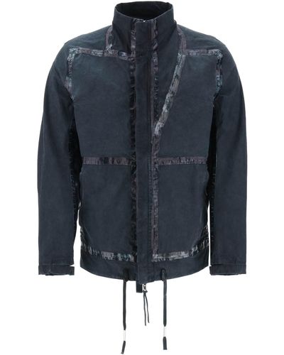 Boris Bidjan Saberi Reversible Outdoor Cotton Technical Jacket - Blue