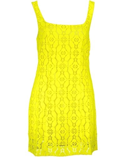 Desigual Polyester Dress - Yellow