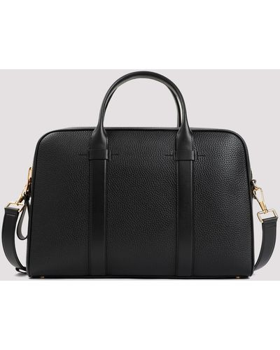 Tom Ford Black Calf Leather Briefcase