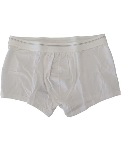 Dolce & Gabbana Elegant Cotton Blend Boxer Shorts - White