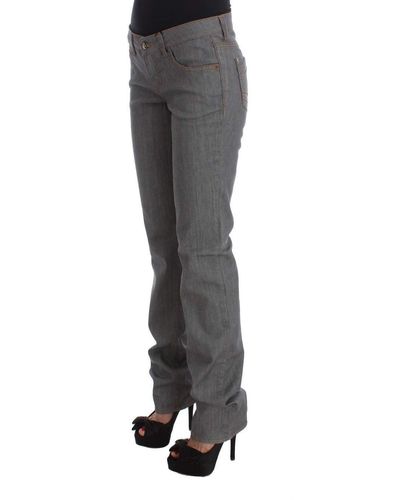 CoSTUME NATIONAL Cotton Regular Fit Denim Jeans Grey Sig30117