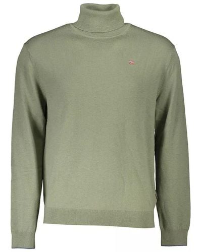 Napapijri Turtleneck Woolen Sweater - Green