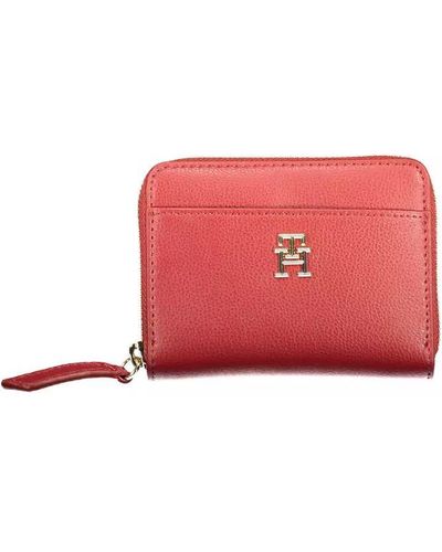 Tommy Hilfiger Polyester Wallet - Red