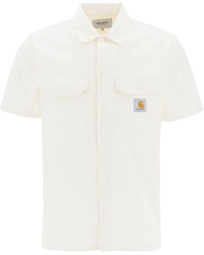 Carhartt Short-Sleeved S/S Master Shirt - White