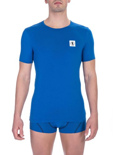 Bikkembergs Cotton T-shirt - Blue