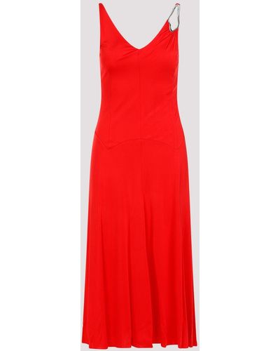 Lanvin Red Flame Sleeveless A