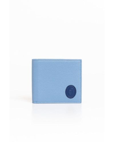 Trussardi Leather Wallet - Blue